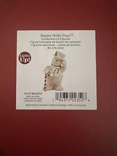Lenox Happy Holly Days Snowman & Candy Cane Lit Figurine 8" Item #894403 NEW
