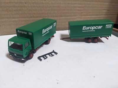 Semi-remorque Mercedes-Benz Herpa échelle HO 1:87 - Comme Neuf, Occasion, Allemagne