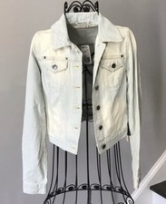 Life In Progress Women Large Jean Denim Light Causal Jacket Size Xs New