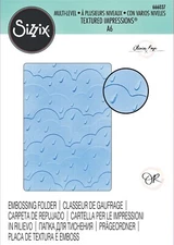 Rain Clouds Embossing Folder Sizzix Multi-Level Textured Impressions 666037 NEW!