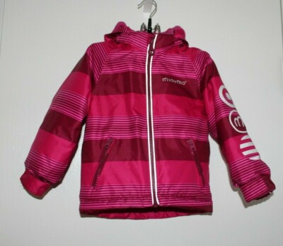 light pink snow jacket