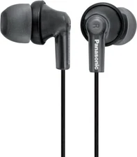 Panasonic In-Ear Earphones Natural Fit canal Earbud Earphone Black RP-HJE150-K