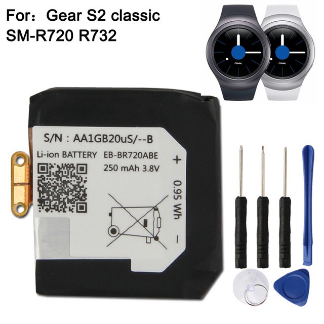 Watch Battery EBBR720ABE For Samsung Gear S2 classic SMR720 R720 R732