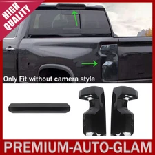 Smoked Brake Light + Taillight Lamp Trim Cover For Chevy Silverado SIERRA 2019+ 