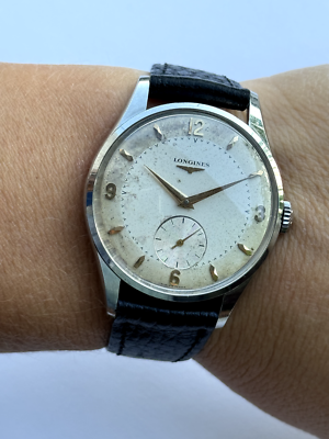 Vintage Longines Manual Cal.12.68Z Mens 35mm Swiss Made Just