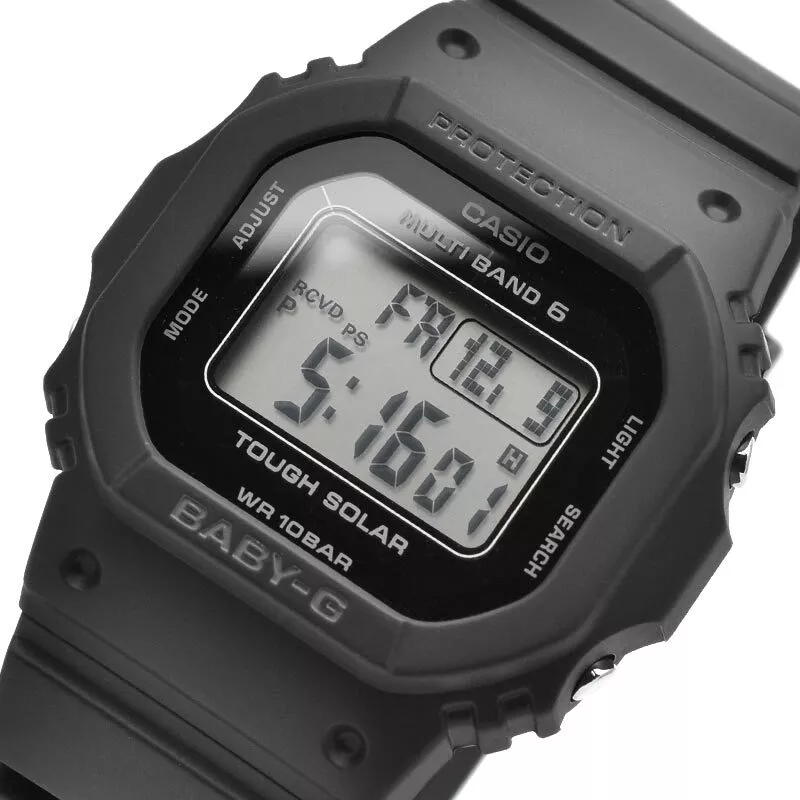 CASIO BABY-G BGD-5650-1JF Radio Solar Digital Watch All Black Women