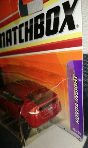2009 Matchbox Honda Insight Short Card 25/75 - Picture 6 of 9