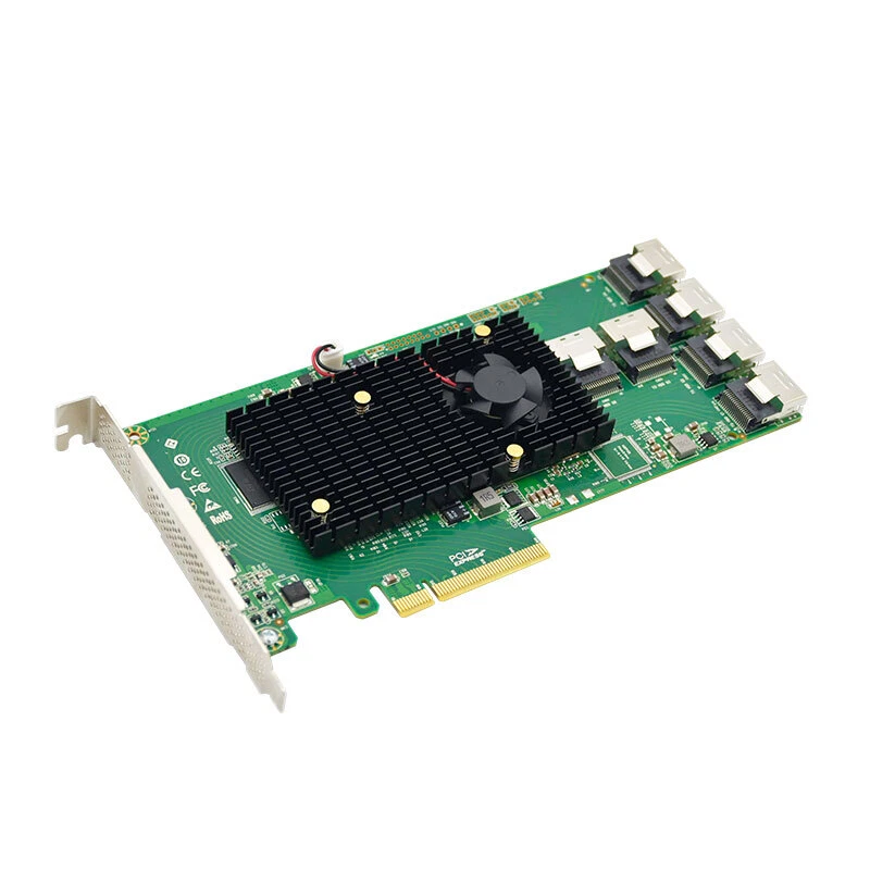 LRSA9624-24I 6Gb PCIe x8 to 24-port SAS/SATA expansion card HBA card 9201-16I - Image 4 of 4