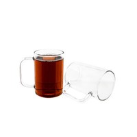 6Er GläSer-Set 270 Ml Mit Henkel FüR Tee, Kaffee Transparent TrinkgläSer