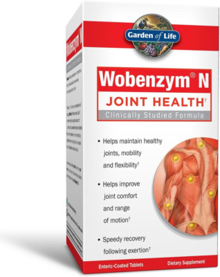Joint Supplement for Men and Women - Wobenzym N Systemic Enzymes, Clinically ...