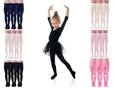 Girls Ballet Dance School Tights Soft Semi-Opaque 40 den  Aurellie 3 PAIRS
