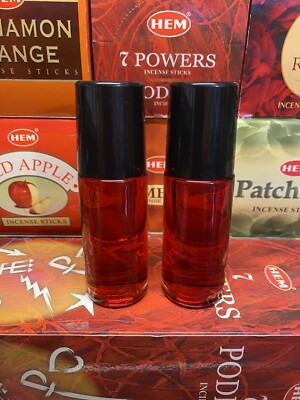 2x$25 LEGEND RED Uncut Rich Perfume Body Oil For Men 2oz(60mL)