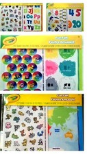 Crayola Fun Felt: Counting, Colors/Shapes, Numbers, Maps CHOICE of 4 Pre-K NEW