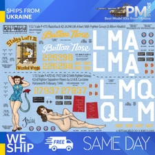 Kits World KW132065 1/32 Decal for P-47D Thunderbolts Razorback