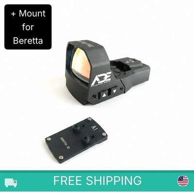 Ade Advanced Optics RD3-015 Zantitium Red Dot Sight for Beretta 92FS M9