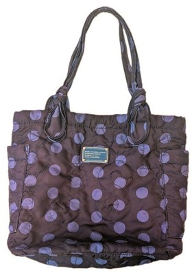 Marc by Marc Jacobs Women's Nylon Polka Dot Magnetic Closure Shoulder Bag Purse