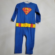 DC Comics Superman One-Piece Pajama Sleeper Costume 24 month