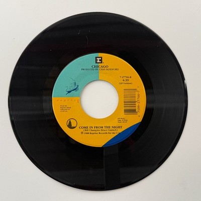 Chicago - Look Away / Come In From The Night 7'' Single 1988 Reprise Rock 45RPM