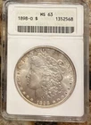 1898-O  MS 63 MORGAN SILVER DOLLAR  ANACS
