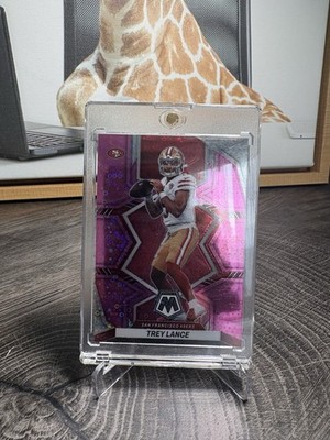 Panini Mosaic 2022 Trey Lance 49ers #175 No Huddle Pink Prizm Serial /20