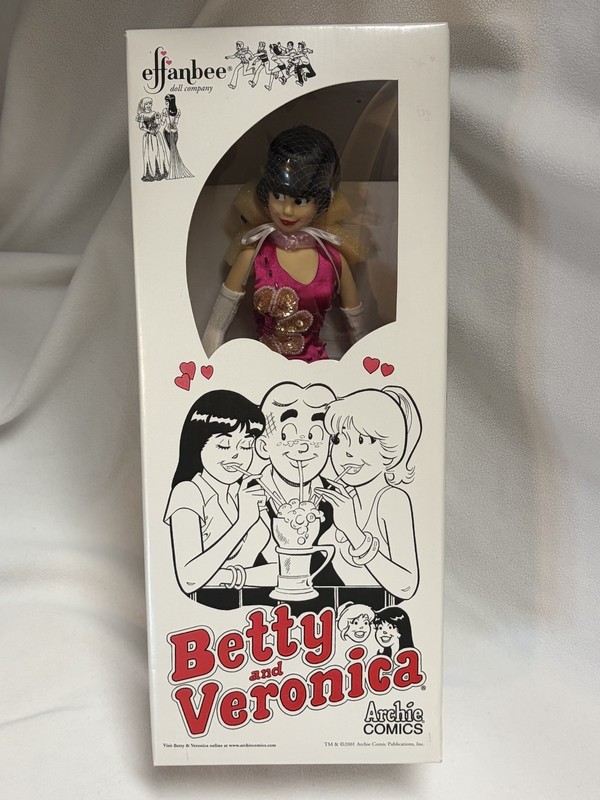 Effanbee Betty & Veronica Archie Comics Doll in Evening Gown w/ Box 2001