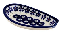 Polish Pottery Spoon Rest 5" x 3.5" – Zaklady Boleslawiec Polish Stoneware