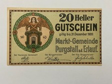 👀AUSTRIA 1920 20 HELLER BANKNOTE HIGH GRADE ANTIQUE UNC 👀