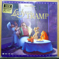 DISNEY Lady And The Tramp LD Laserdisc WS THX Gold Fully Restored NEW SEALED