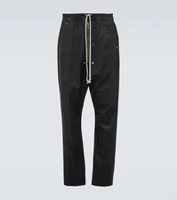 RICK OWENS Geth Bela Cotton-Blend Twill Pants Size 54 L XL