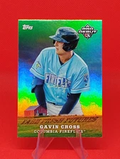 2023 Topps Pro Debut GAVIN CROSS Farm Fresh Futures Green Parallel /99 #FF-6