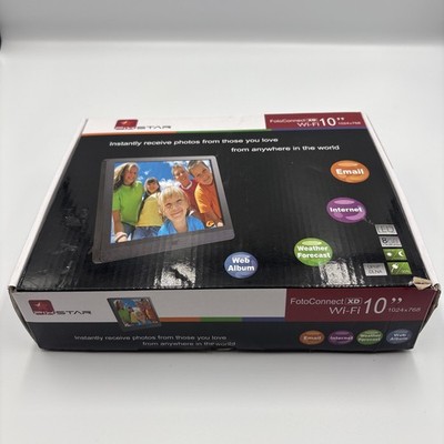 Pixstar FotoConnect XD 10 Inch 1024×768 Digital Photo Frame Brand New Open Box