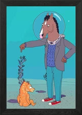 BoJack Horseman Framed Wall Art Poster Canvas Print Picture
