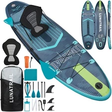 【11'×34"】 Extra Long/Extra Wide Premium Inflatable Stand Up Paddle Board (SUP...