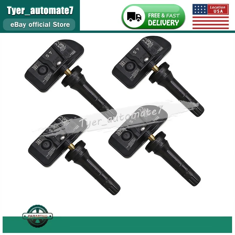 4Pcs TPMS 13542523 13549919 For 2021-2025 Chevrolet Tahoe GMC Yukon Hummer EV - Image 2 of 4