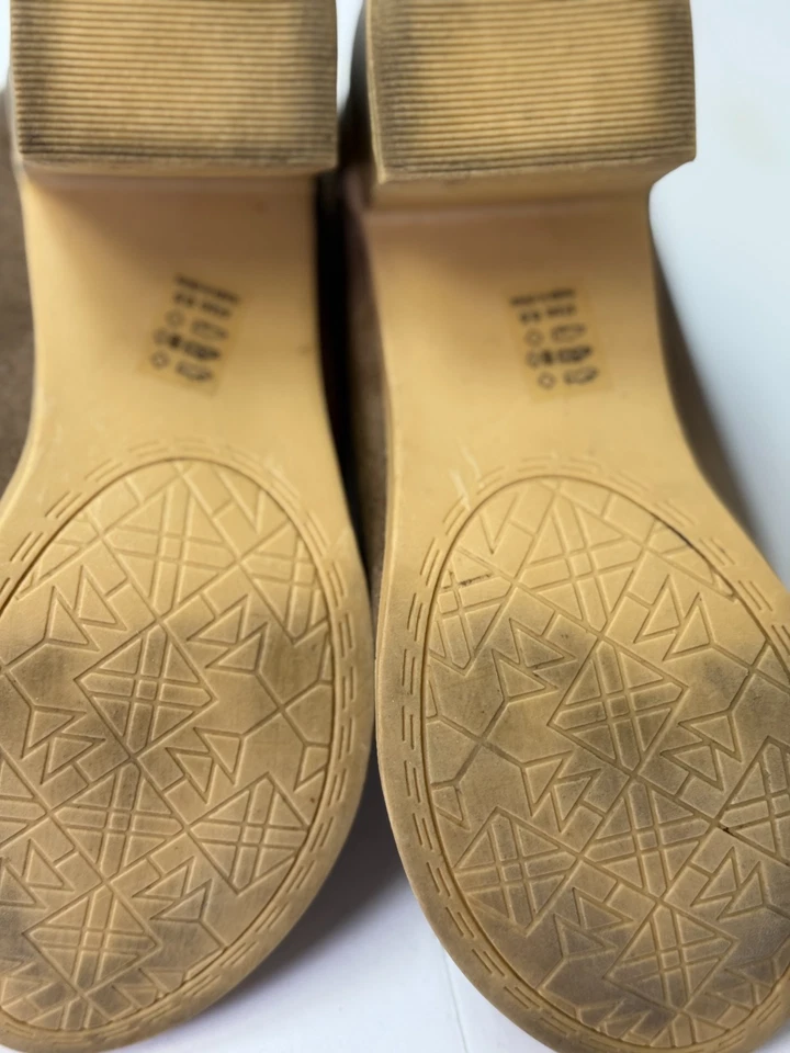 Michael Antonio Mujer Marrón Botines Talla 6.5 Cremallera Frontal Encaje Detalle Boho Foto 4 de 4