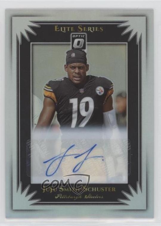 2019 Panini Donruss Elite Series Auto 19/25 JuJu Smith-Schuster #ES-9 Auto pe8