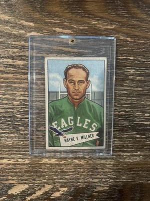 1952 Bowman - Wayne Millner #57 Small (RC)