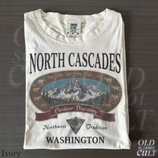 Vintage North Cascades Washington Comfort Tee National Park Souvenir Shirt