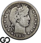 1905-S Barber Quarter, Scarcer Date