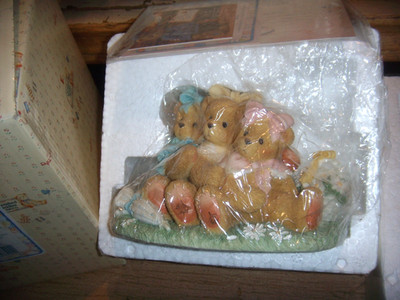 1997 Cherished Teddies - Danielle-Sabrina-Tiffany - WE'RE THREE OF A KIND  W/COA