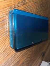 Nintendo 3DS Aqua Blue Handheld USA Console System CTR-001 w/ Pokemon Games