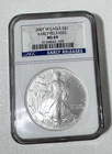 2007-W American Silver Eagle $1 Early Release MS 69 Early Releases