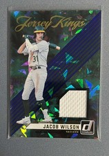 2024 Donruss - Jersey Kings Blue Ice #JK-JW Jacob Wilson Near Mint