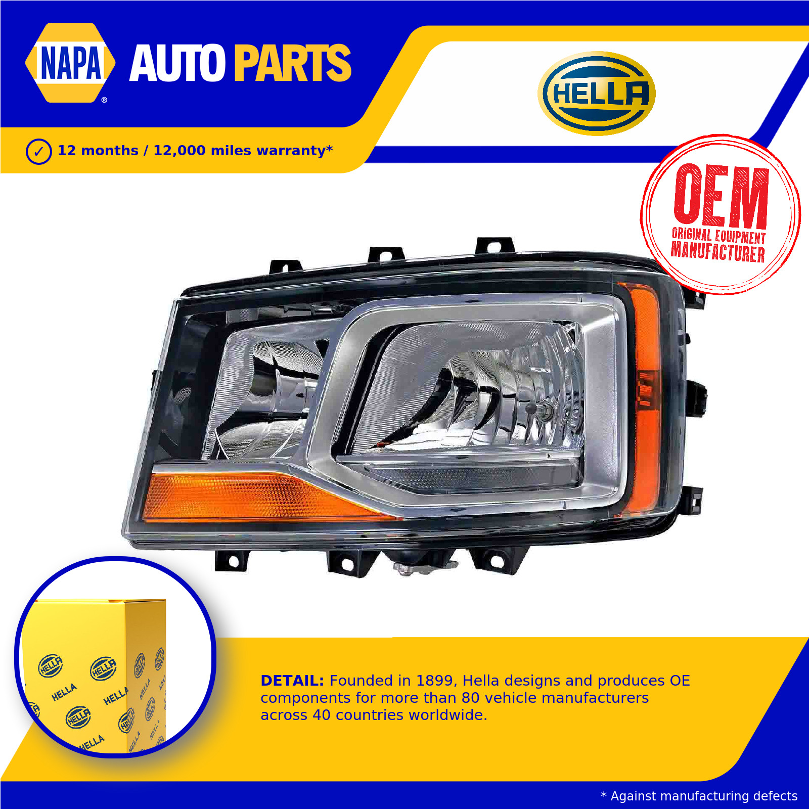 Headlight Headlamp Left 1LH011804-071 Hella 2379892 2655846 Quality Guaranteed