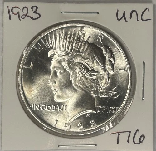 New Listing1923 Peace Silver Dollar Coin GEM UNC