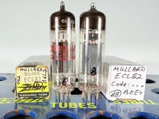 Pair Mullard 6BM8 ECL82  Code B6L2 & B0E4 Tested Like NOS Tube