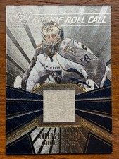 2010-11 Panini Zenith Rookie Roll Call Jersey Anders Lindback #19