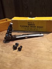 MARBLE'S S1 Flexible Rear Peep Sight 2 aperture 2 Mounting Screws Savage 1899 99