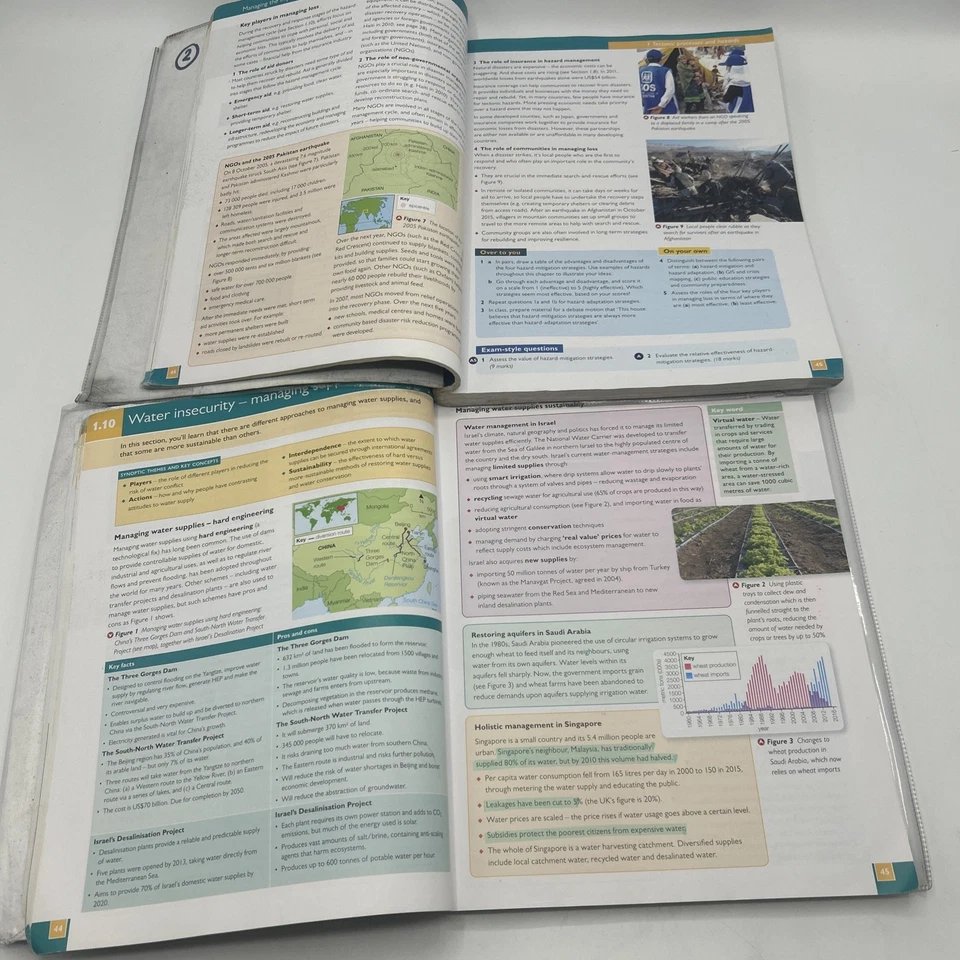 Geography Edexcel A Level Revision Guides or Books for Years 1 and 2 Oxford - Image 3 of 4