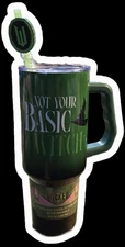 Wicked Elphaba Not Your Basic Witch 40oz Stainless Steel Tumbler with 3 Lotions 